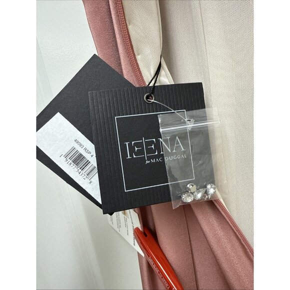 Mac Duggal Size 4 Pink 49093 Embellished Neck Trumpet Prom Formal Gown Dress - Picture 12 of 14